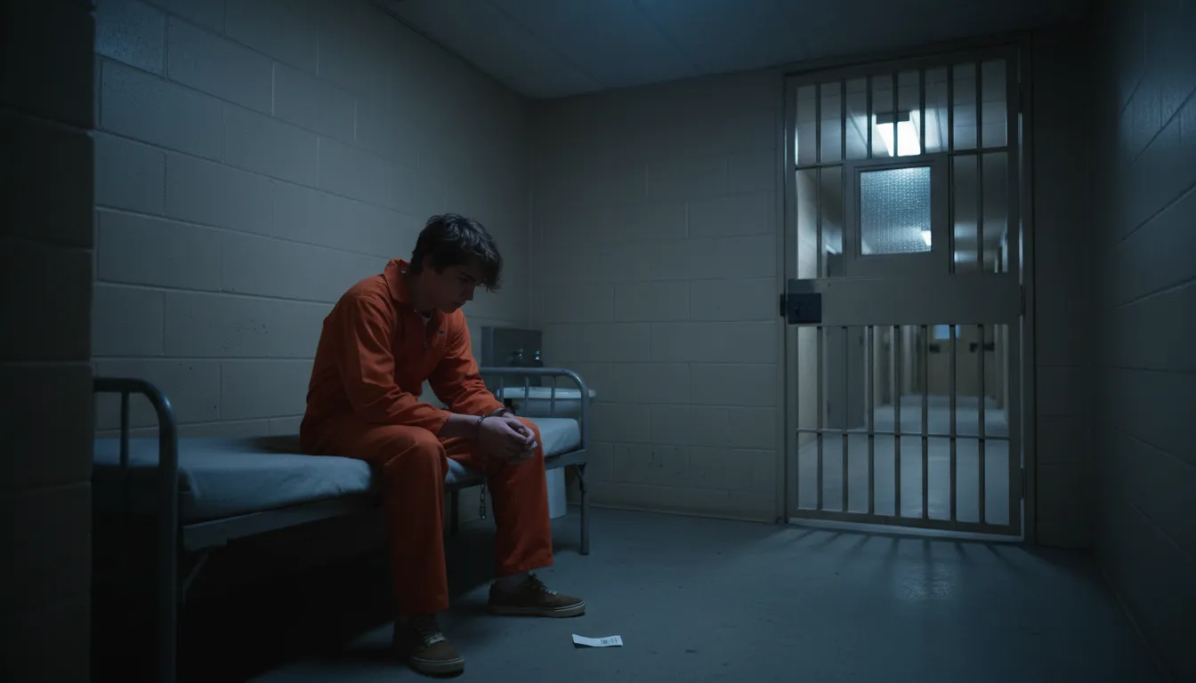 Illustration of juvie: a place for young people in trouble with law