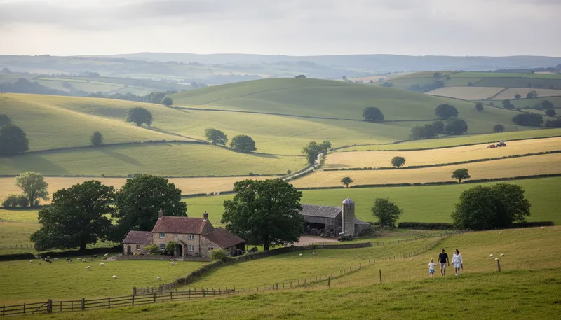 Illustration of devonshire: A historic county in England.