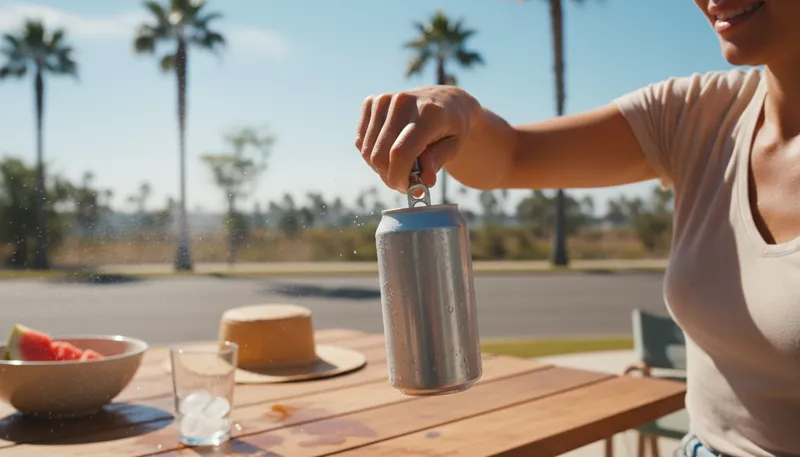 Illustration of soda: a sweet, carbonated soft drink