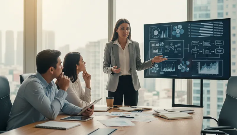 Illustration of consultant: an expert who gives advice professionally.