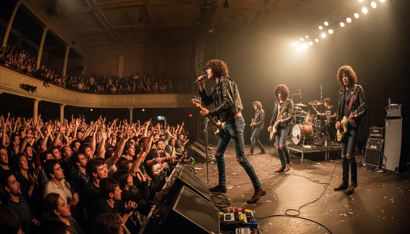 Illustration of ramones: A famous American punk rock band.