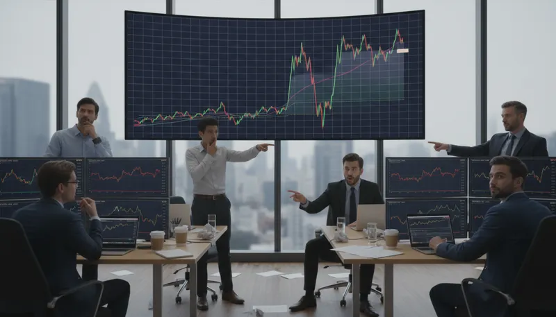 Illustration of fluctuation: an irregular rising and falling