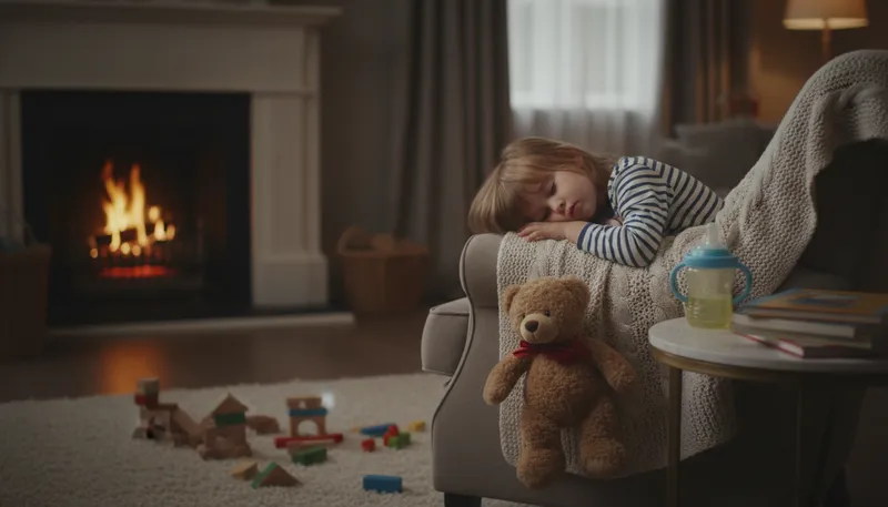 Illustration of go to sleep: to fall asleep or retire for the night