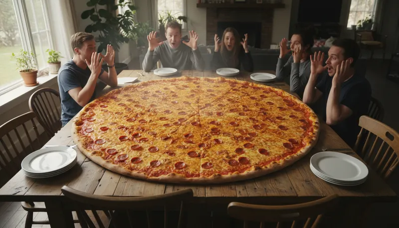 Illustration of mega: Extremely large or great.