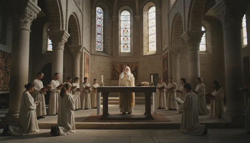 Illustration of apostolic: Related to the apostles or their teachings.