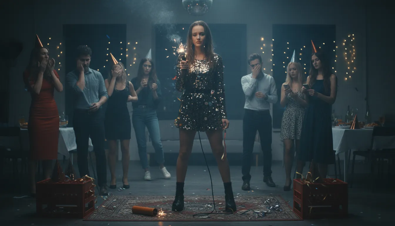 Ilustração de wet firecracker: someone who fails to impress or excite