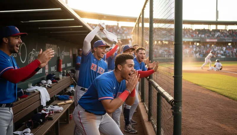 Illustration of dugout: A shelter for players in baseball.