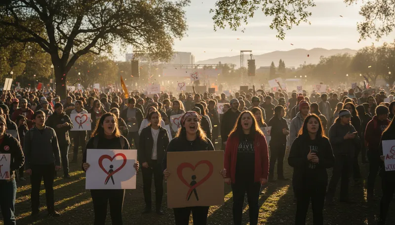 Illustration of red lives matter: A phrase advocating for the value of Indigenous lives.