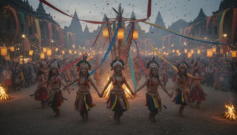 Illustration of indians: People native to the Indian subcontinent.