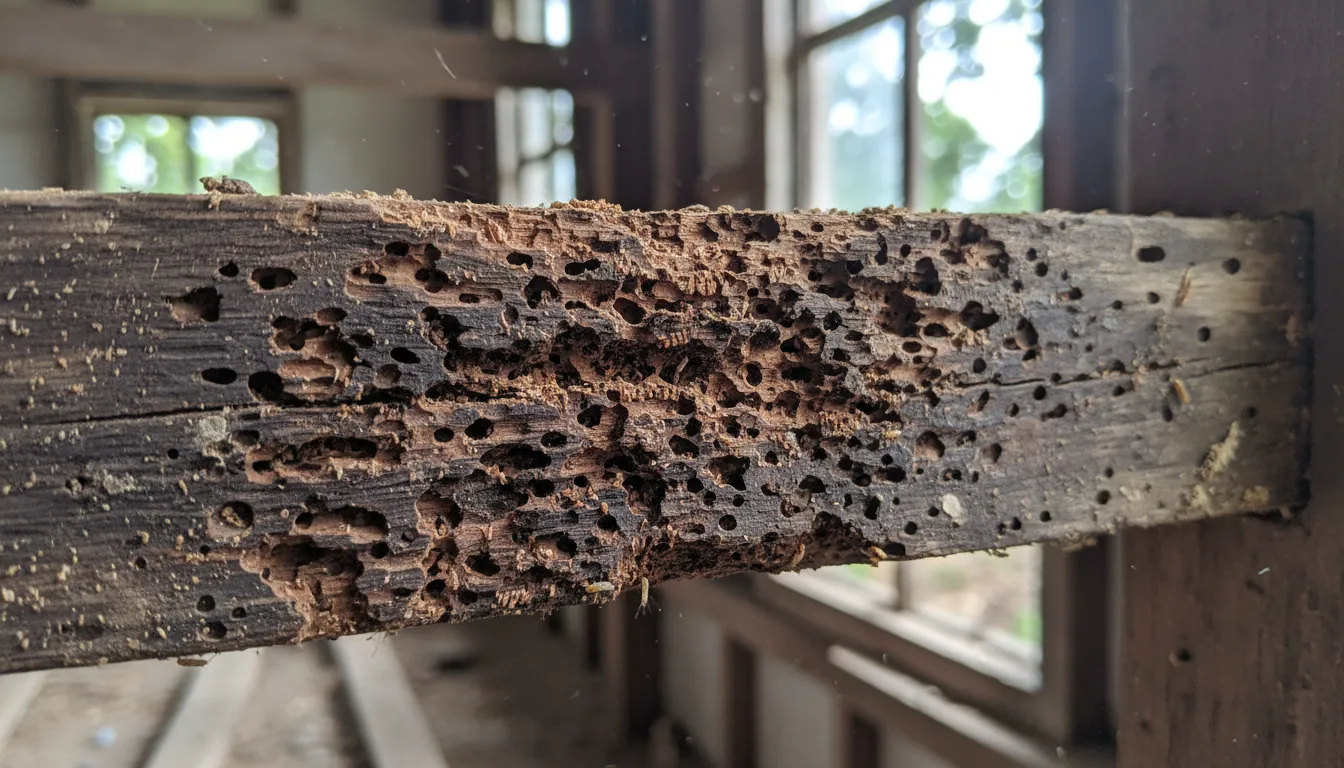 riddle-এর ইলাস্ট্রেশন: to pierce with holes or openings
