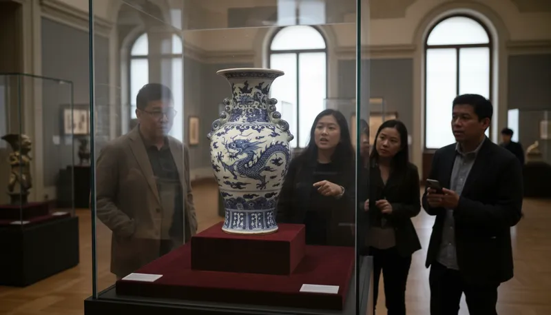 Illustration of ming: A Chinese dynasty known for ceramics.