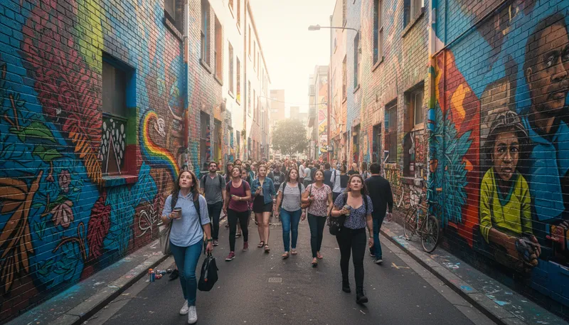 Illustration of redfern: A suburb located in Sydney, Australia.