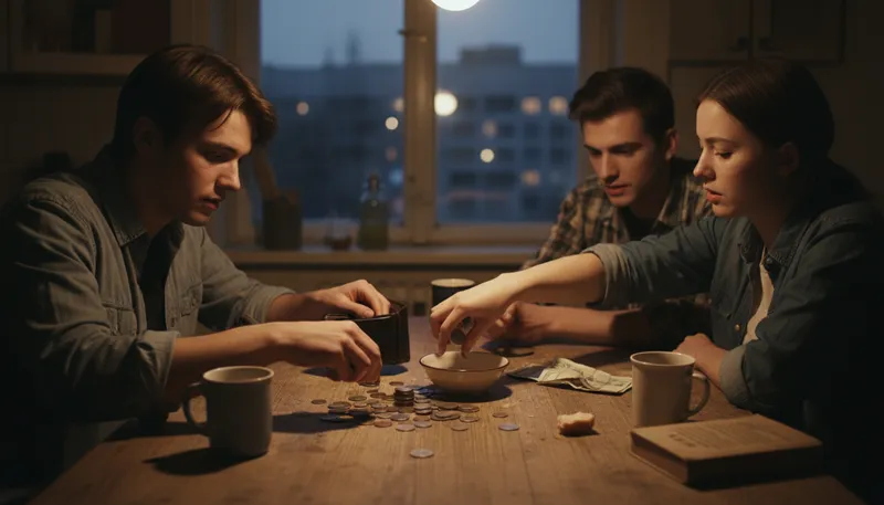 Illustration of scratch together: Gather money or resources with difficulty.