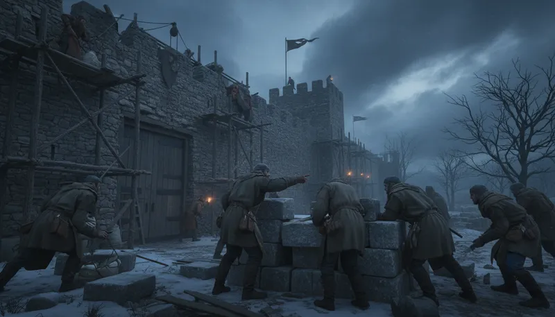Illustration of fortify: to strengthen against attack or danger.