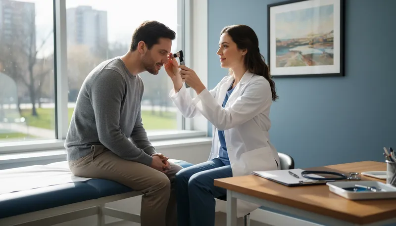 Illustration of clinically: In a way related to medical treatment.