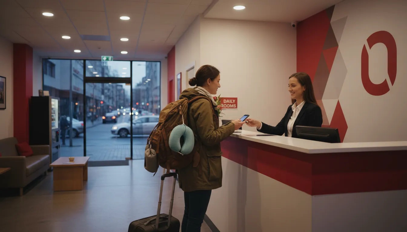 “OYO” kelimesinin çizimi: A hotel chain offering budget accommodations.