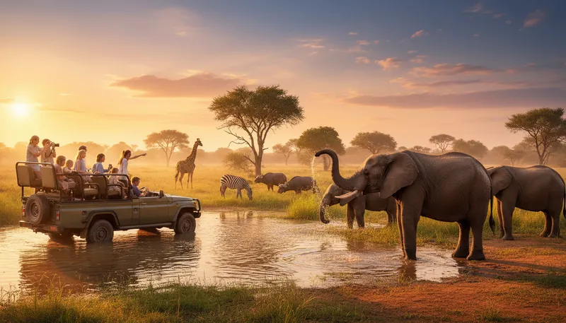 Illustration of botswana: A landlocked country in Southern Africa.
