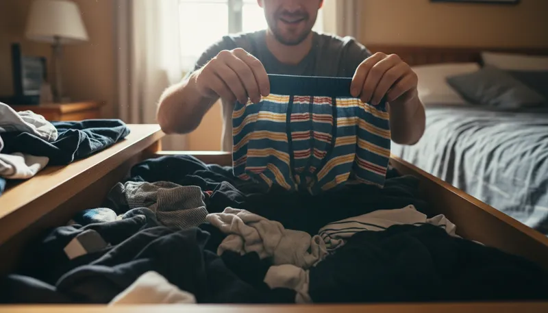 Illustration of undies: Informal term for underwear.