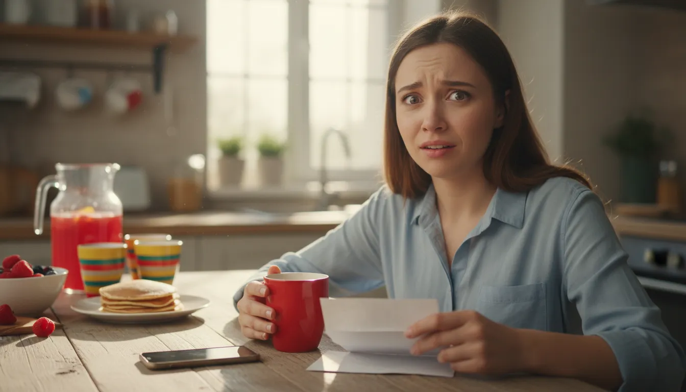 Kool-Aid smile का चित्र: a fake, overly cheerful expression