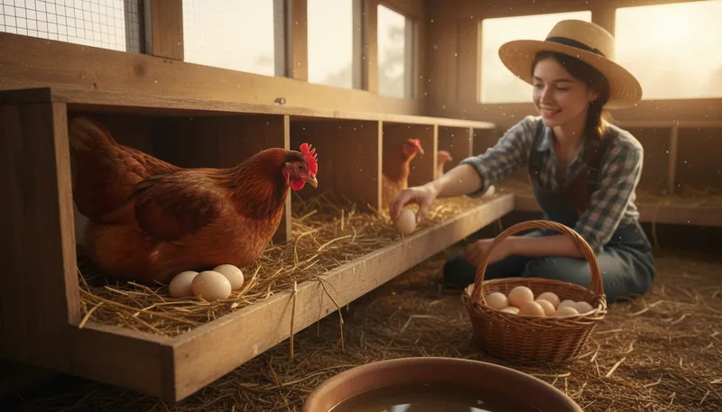 Illustration of lay eggs: Produce eggs for reproduction.