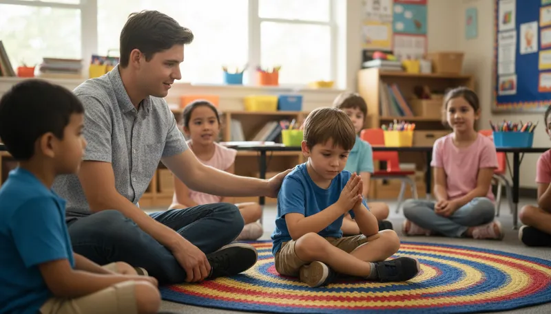 Illustration of on the mat: being reprimanded or scolded for behavior