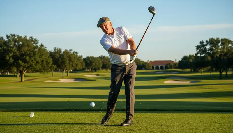 Illustration of nicklaus: A famous American golfer.