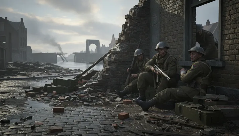 Illustration of arnhem: A city in the Netherlands with historical significance.