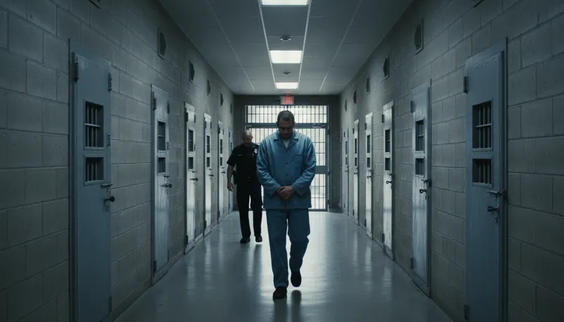 Illustration of pay one's debt to society: to serve a punishment for a crime