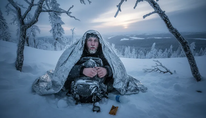 Illustration of hypothermia: A life-threatening condition from extreme cold.