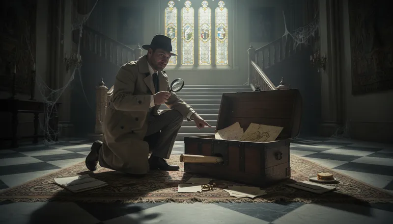 Illustration of sleuth: A detective or someone who investigates.