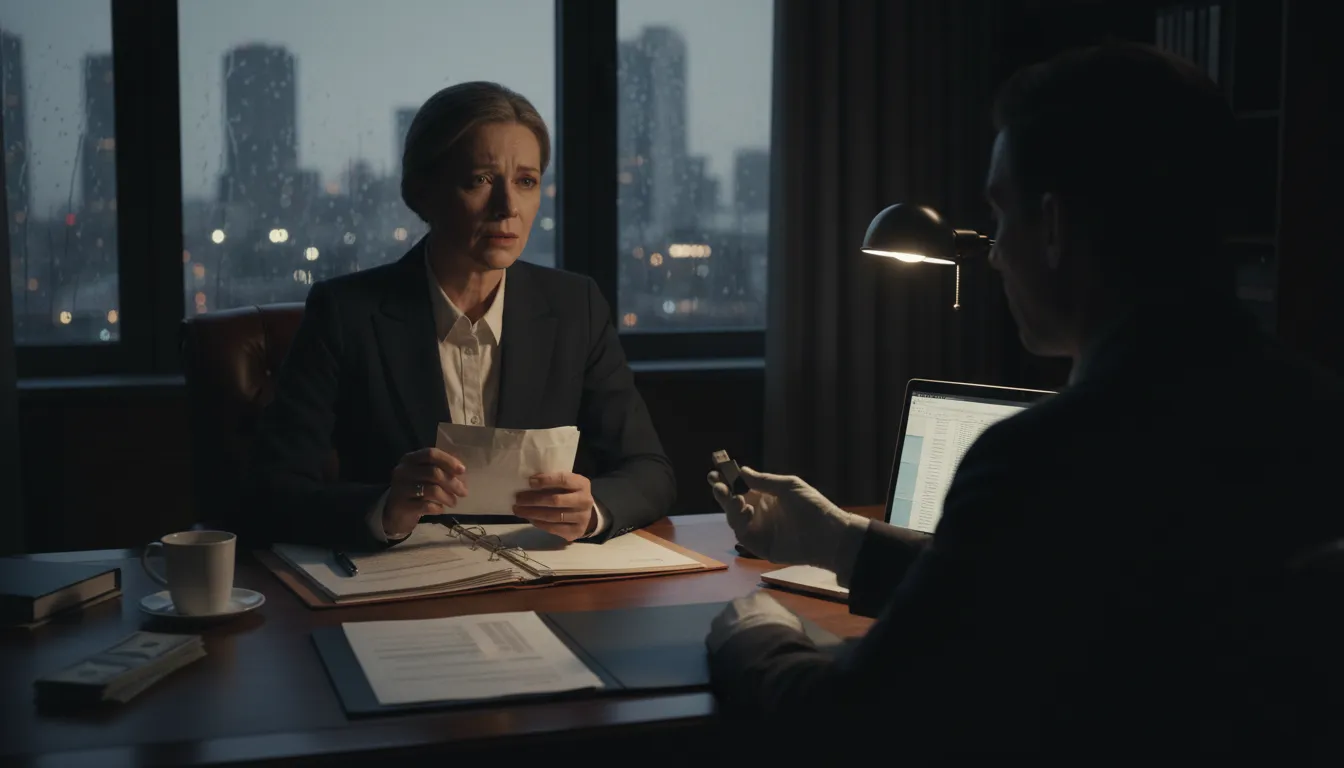 ภาพประกอบของ blackmail: Threatening to reveal secrets for money.