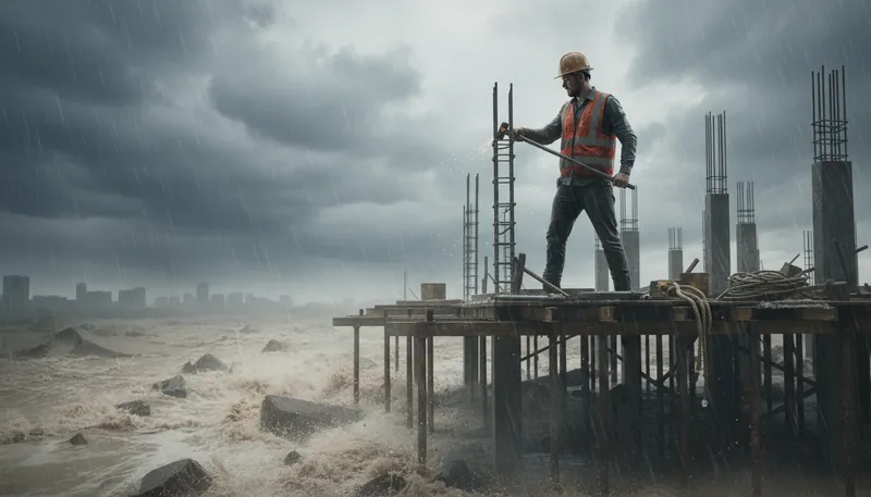 Illustration of come hell or high water: No matter what happens.