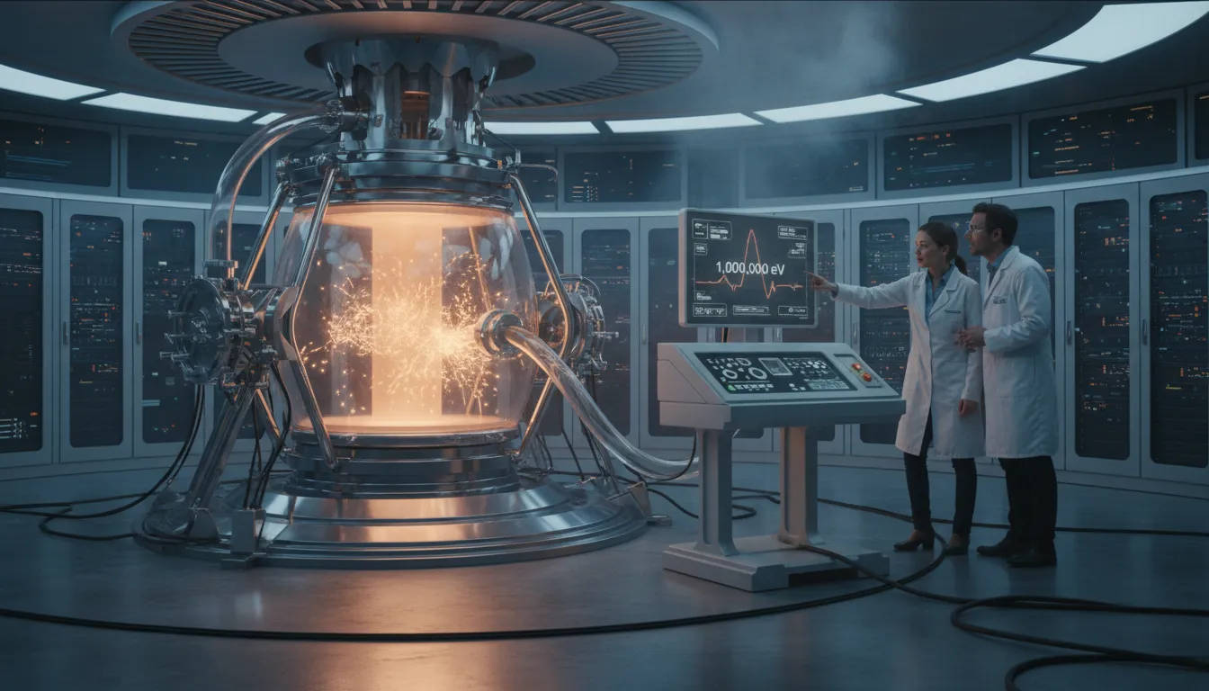 Ilustrasi MeV: a unit of energy equal to one million electron volts