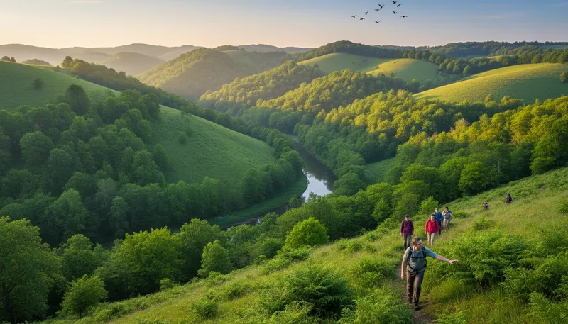 Illustration of piedmont: An area between mountains and plains.