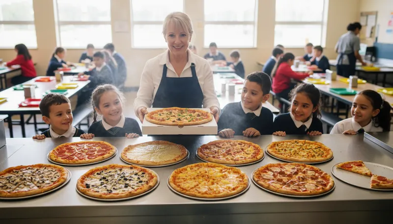 Illustration of my very excellent mother just served us nine pizzas: a mnemonic for the planets