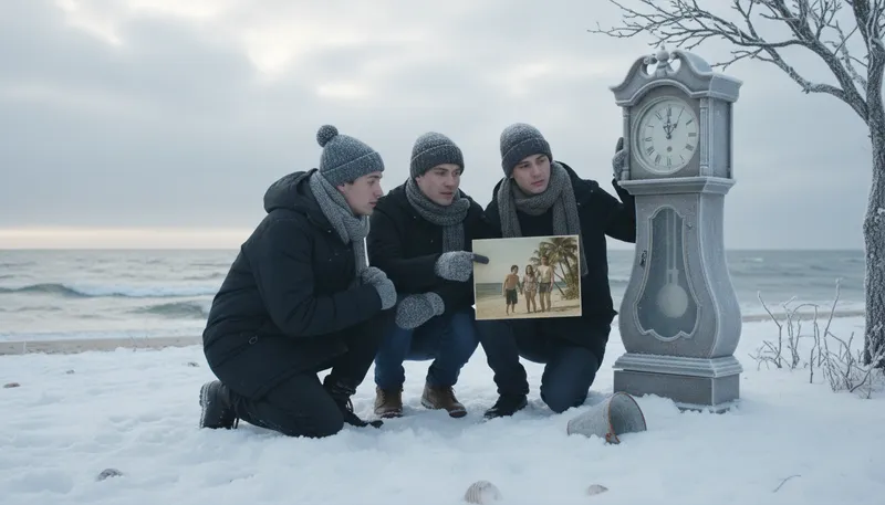 Illustration of turn back the clock: to go back to an earlier time