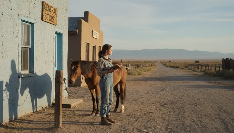 Illustration of one-horse town: a small, unremarkable place