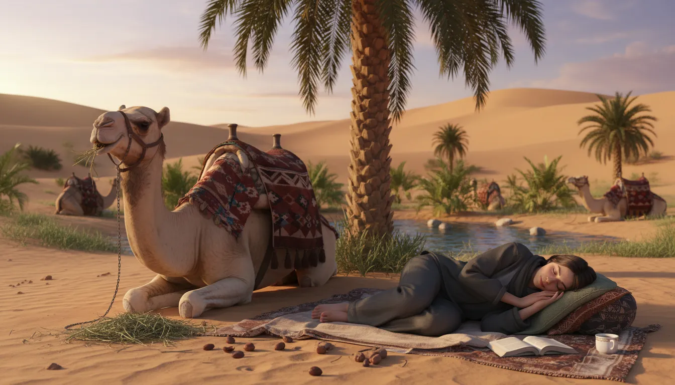 Illustration de whatever humps your camel : whatever fulfills your needs or desires