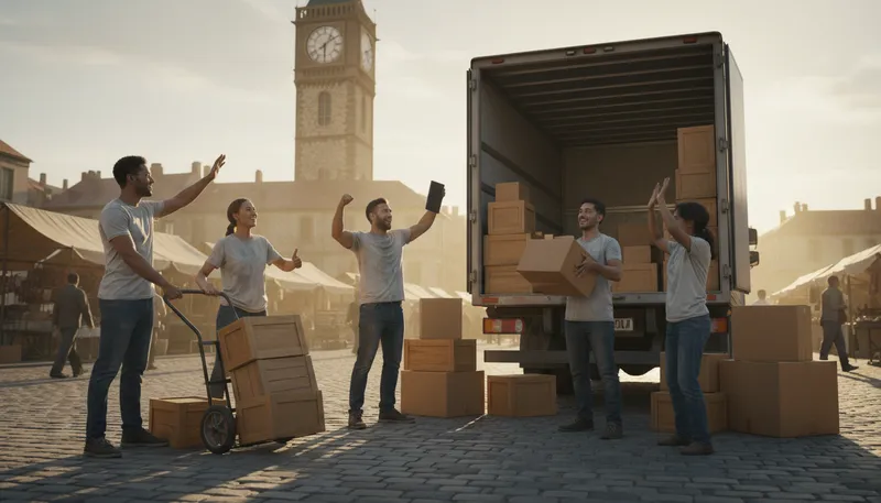 Illustration of deliver the goods: to fulfill expectations or promises