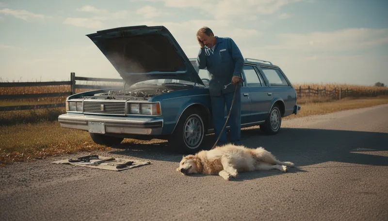 Illustration of that dog don't run: something is not functioning properly.