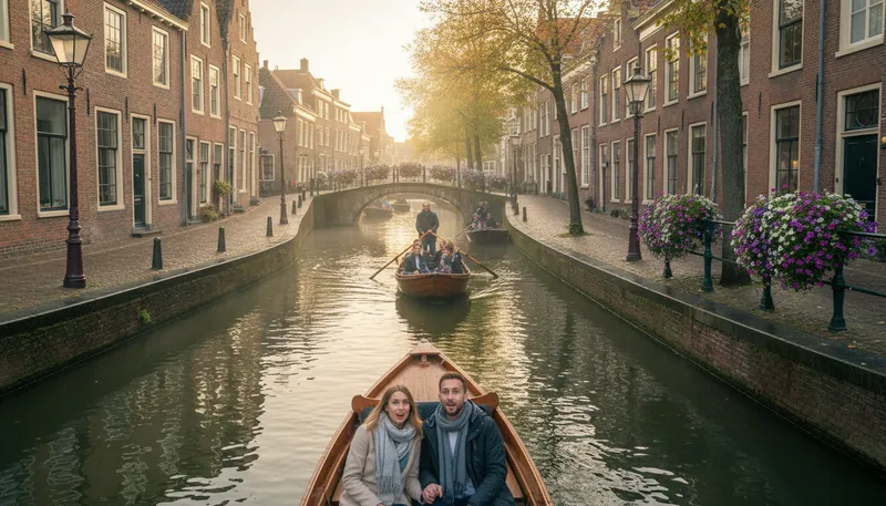 Illustration of dordrecht: A city in the Netherlands known for history.