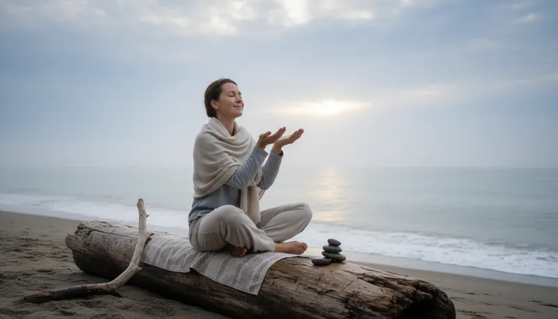 Illustration of take something as it comes: accept situations without worry or resistance.