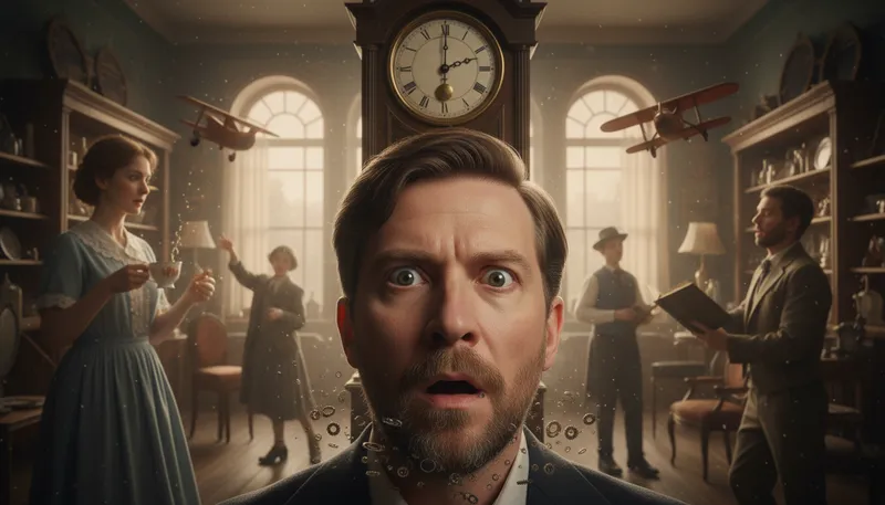 Illustration of face that would stop a clock: An unattractive or surprising face.
