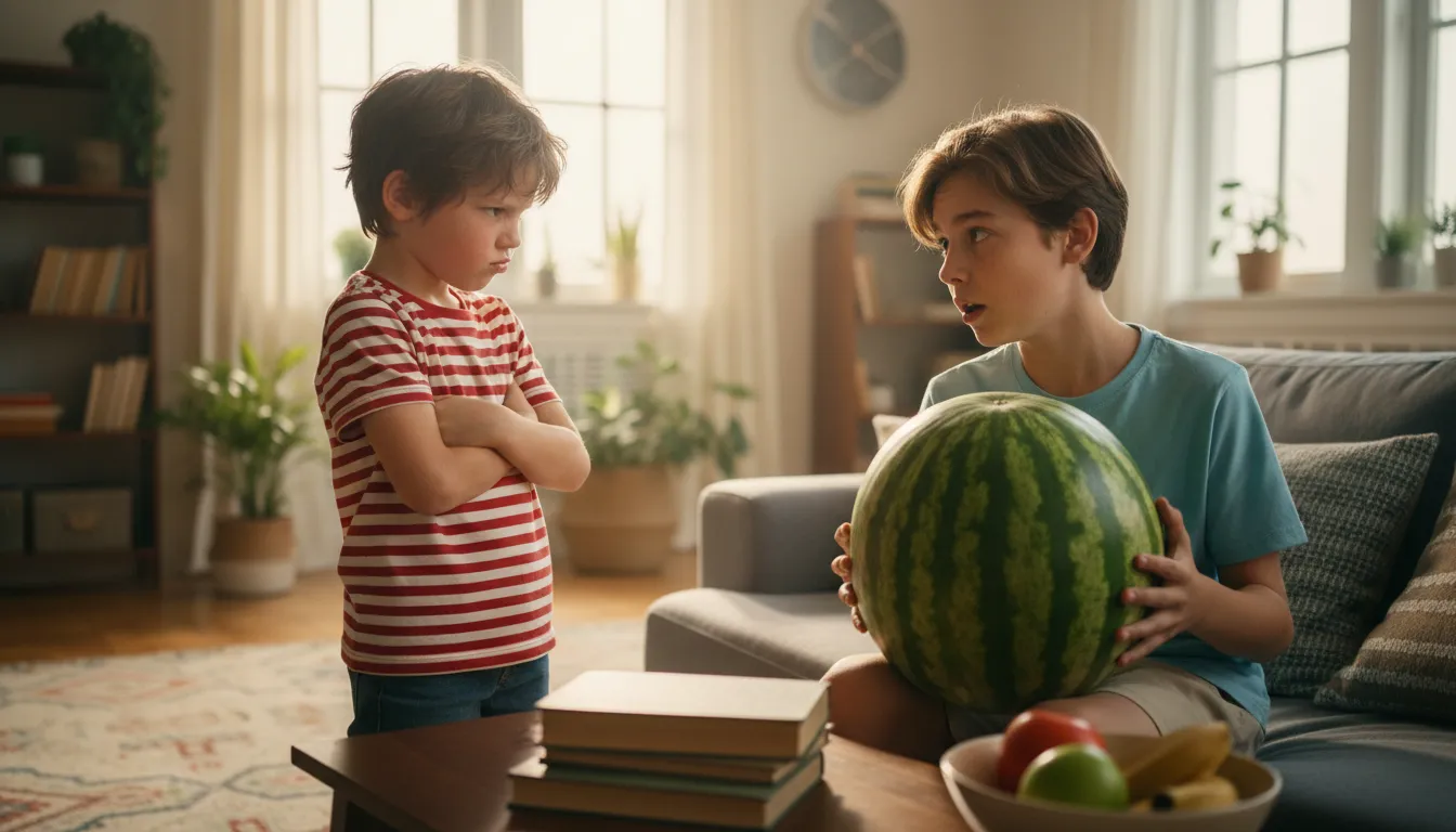 melon head का चित्र: a person with a large head