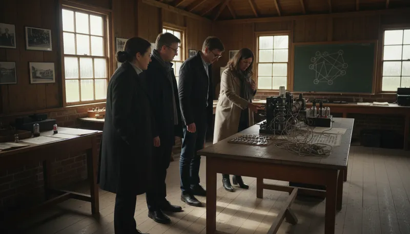 Illustration of bletchley: Site of WWII code-breaking efforts in Britain.