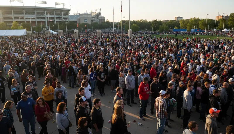 Illustration of everybody and his brother: Many people; a large number of individuals.