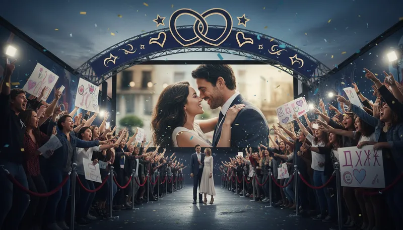 Illustration of otp: a favorite romantic couple in stories