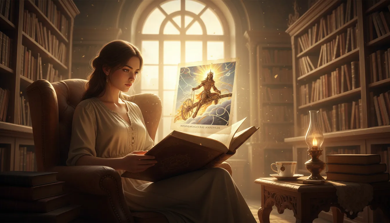 Иллюстрация Hyperion: A figure from mythology, often representing light.
