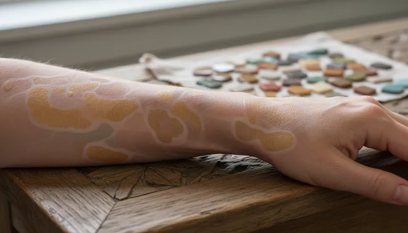 Illustration of mosaic: genetic condition with varied cell types