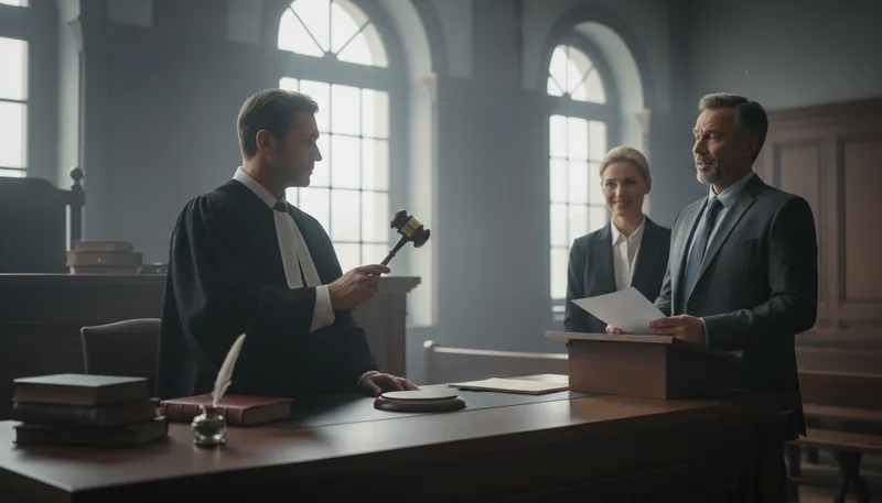 Illustration of non est factum: a legal defense claiming no agreement exists.